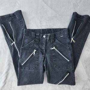 Serious Clothing zipper jeans size 3